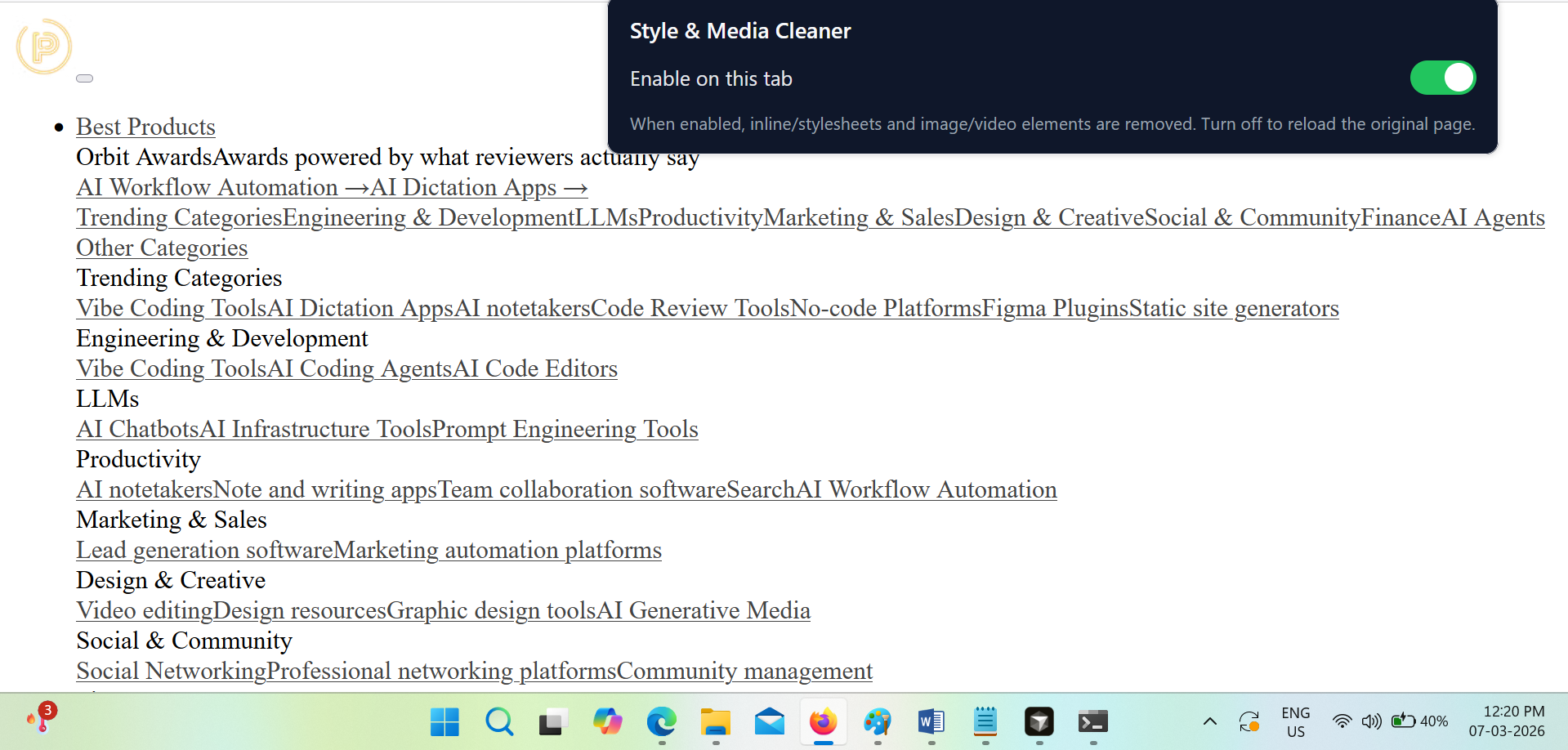 Styles Remover – Desktop Chrome, Firefox Extension – Download and Install